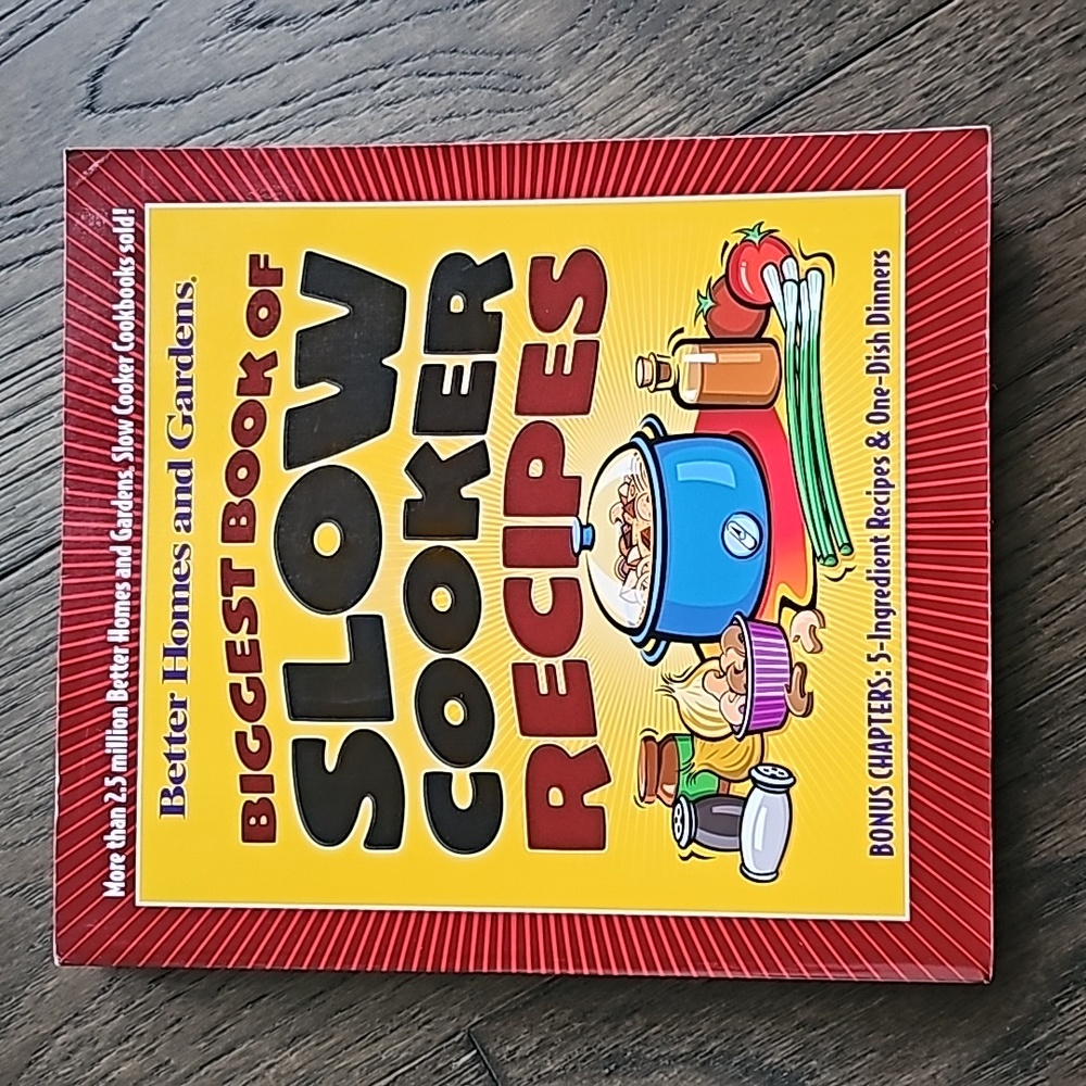 Y2K BETTER HOMES AND GARDEN BIGGEST BOOK OF SLOW COOKER RECIPES 1st EDITION 2002